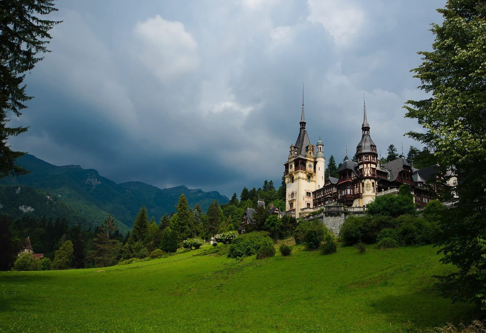 Peleș Castle in the Carpathians